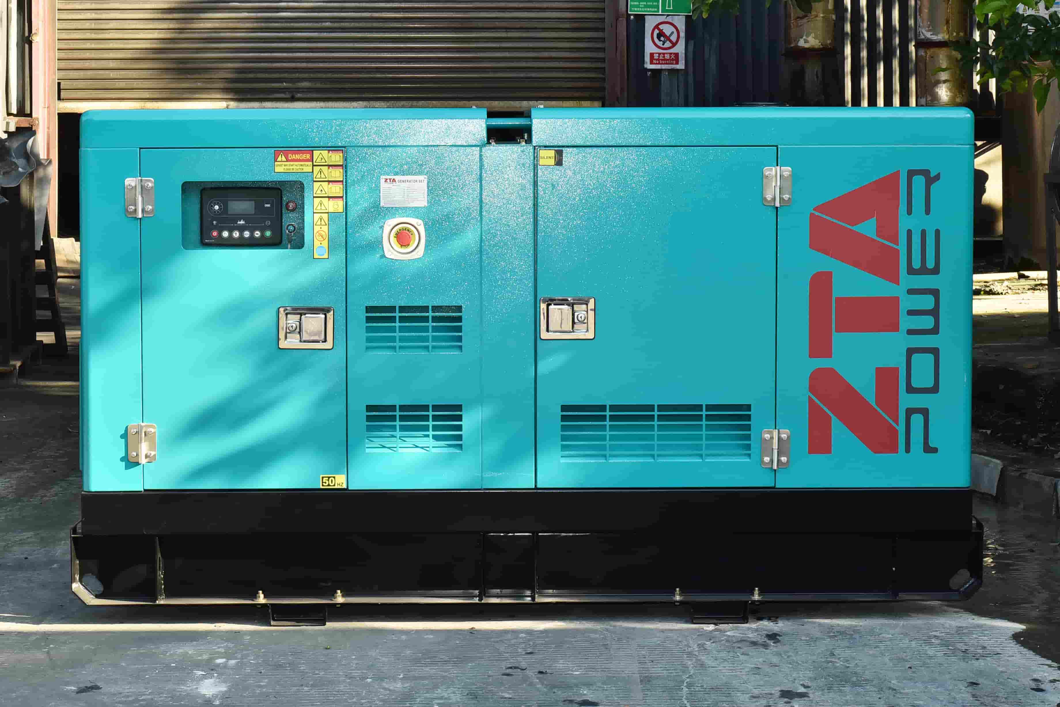 Green Color Soundproof Diesel Generator